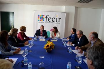 Patricia Franco mantiene una reunión de trabajo con el comité ejecutivo de FECIR 