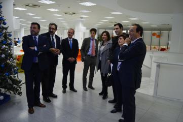 Visita a las instalaciones del Grupo Farmacéutico Chemo, en Azuqueca de Henares (Guadalajara)