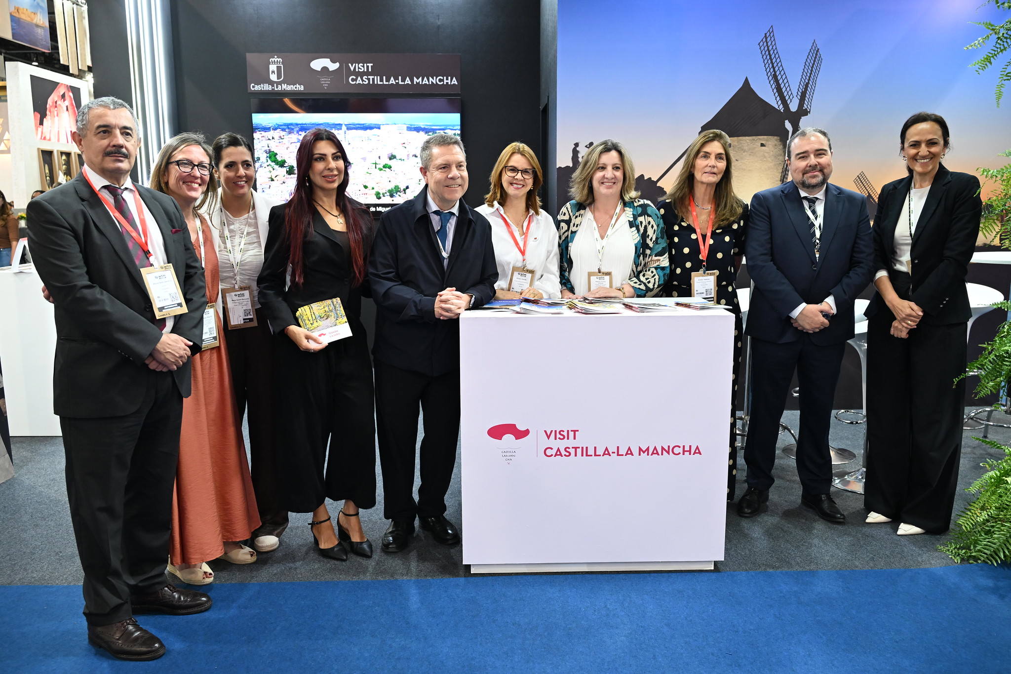 Visita al estand de la región en la Feria de Turismo WTM Latin América 2026