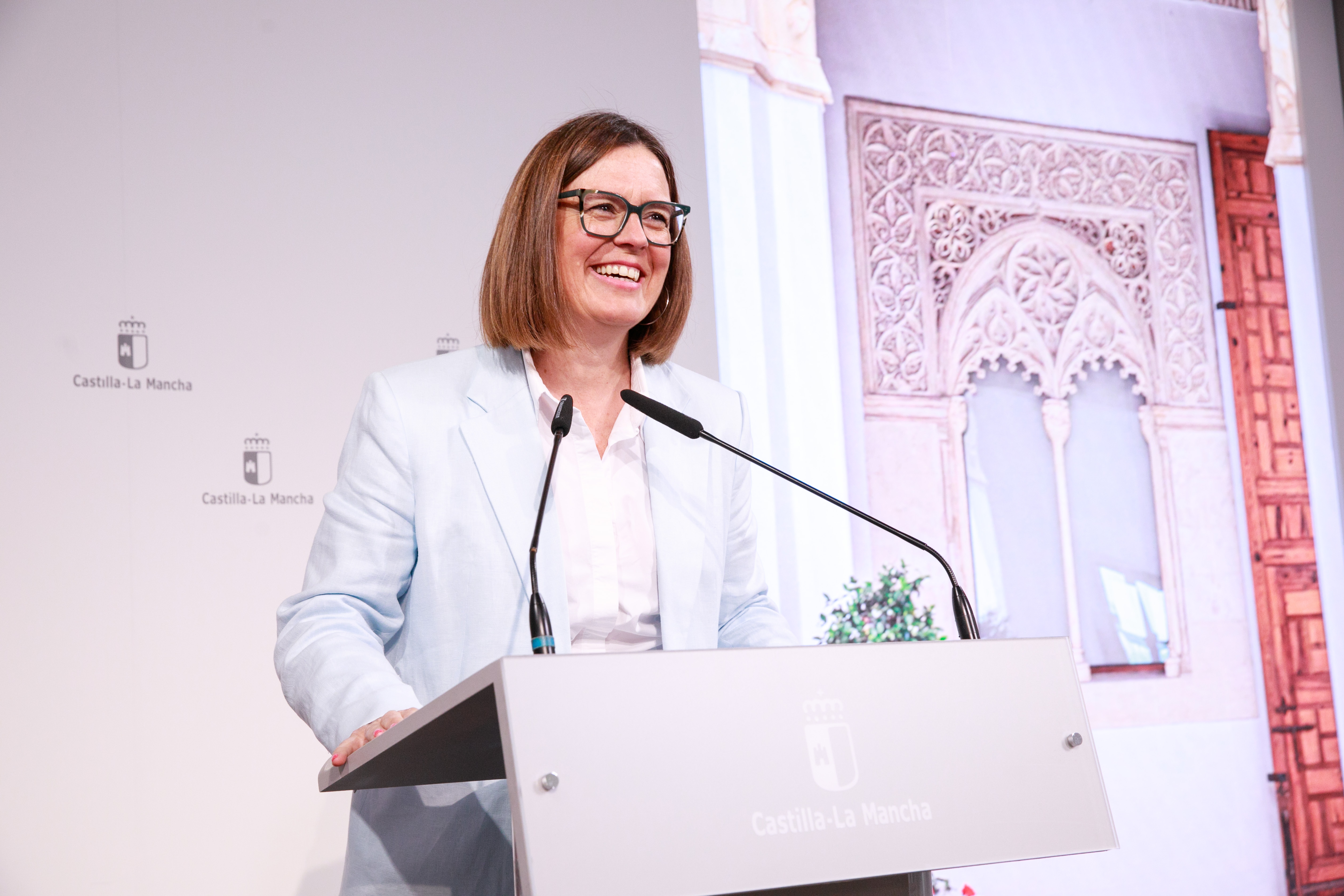 	La consejera Portavoz, Esther Padilla