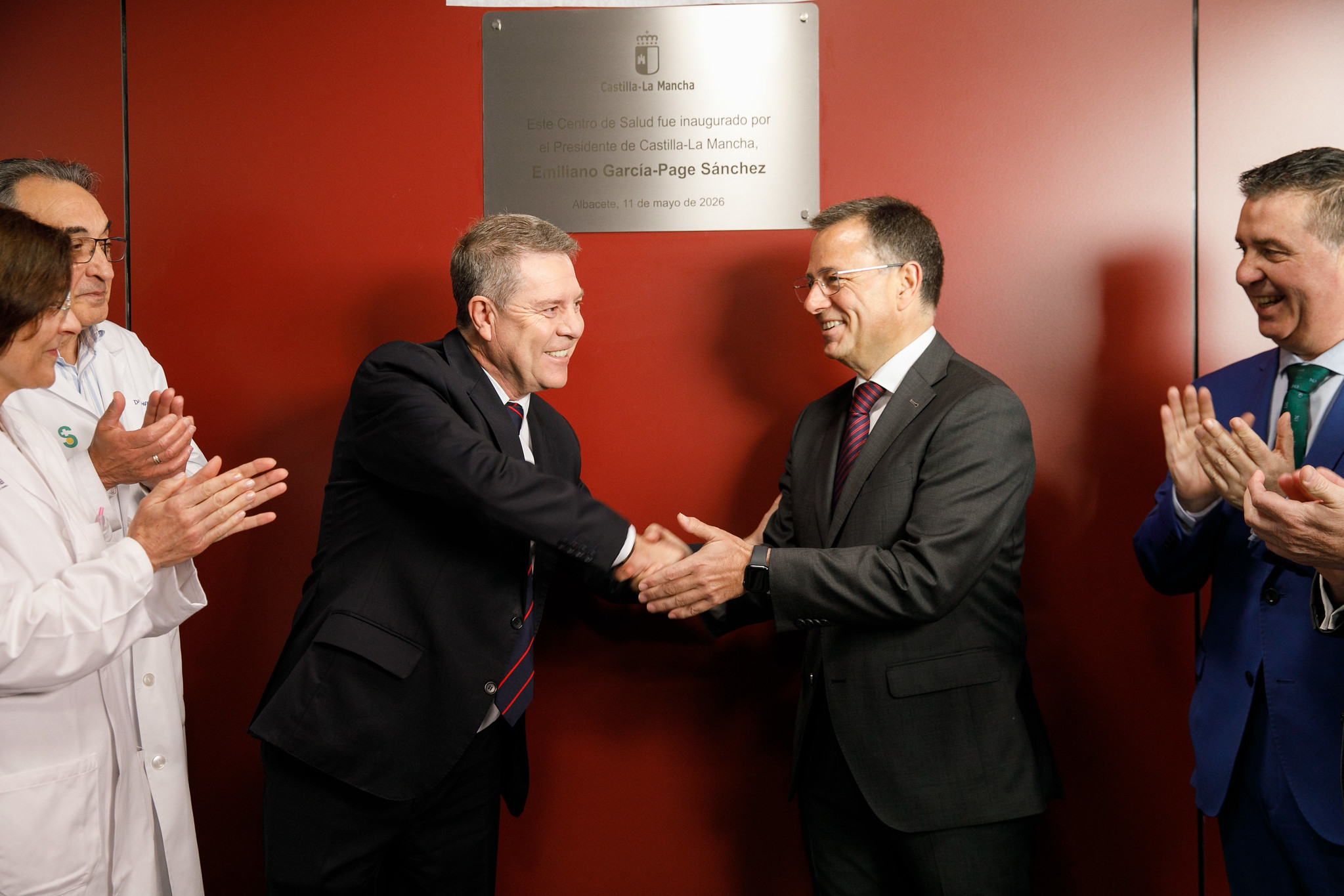 El presidente de Castilla-La Mancha, Emiliano García-Page, inaugura el nuevo Centro de Salud número 3 de la ciudad