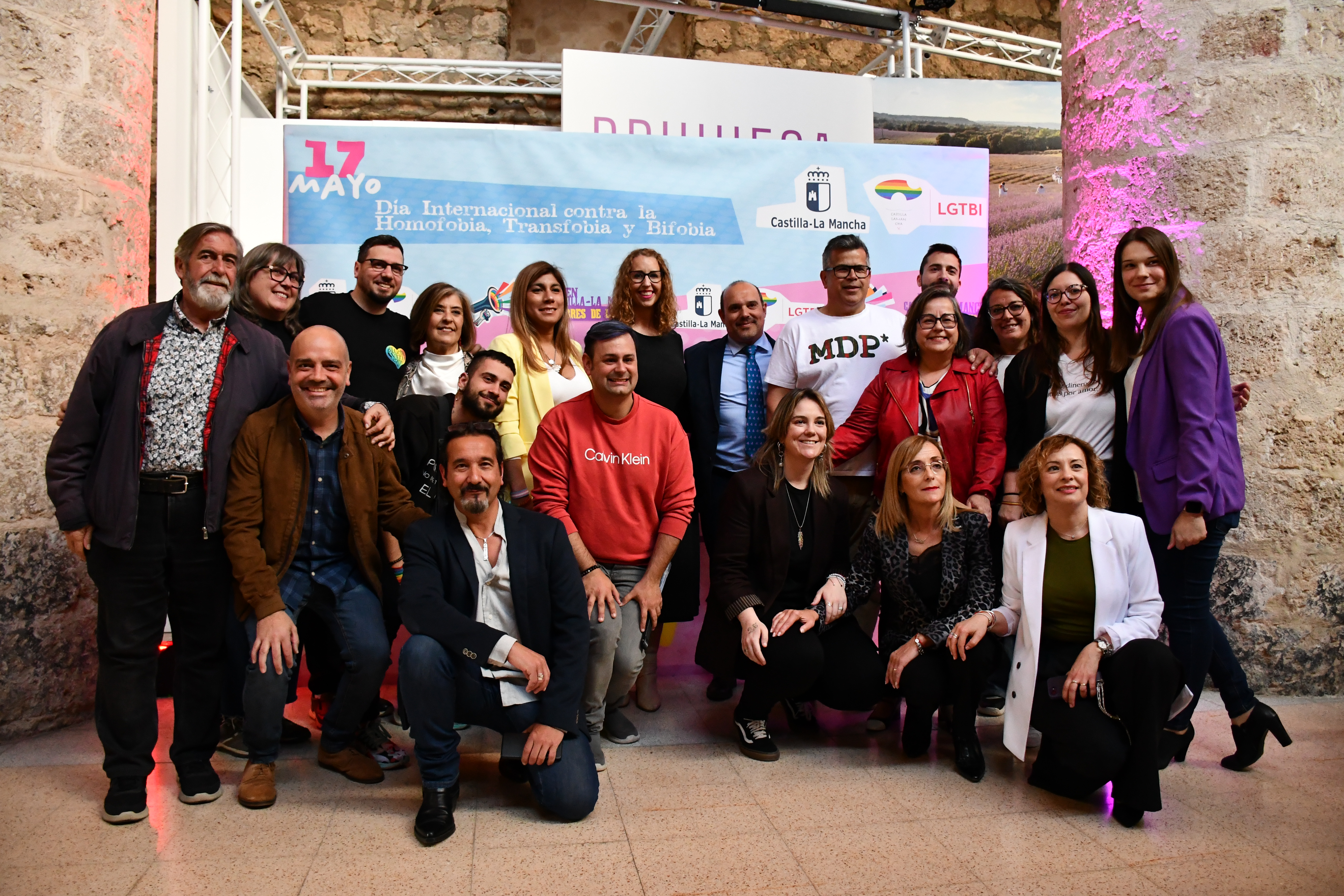 Acto conmemorativo del Día Internacional contra la LGTBIfobia, en Brihuega