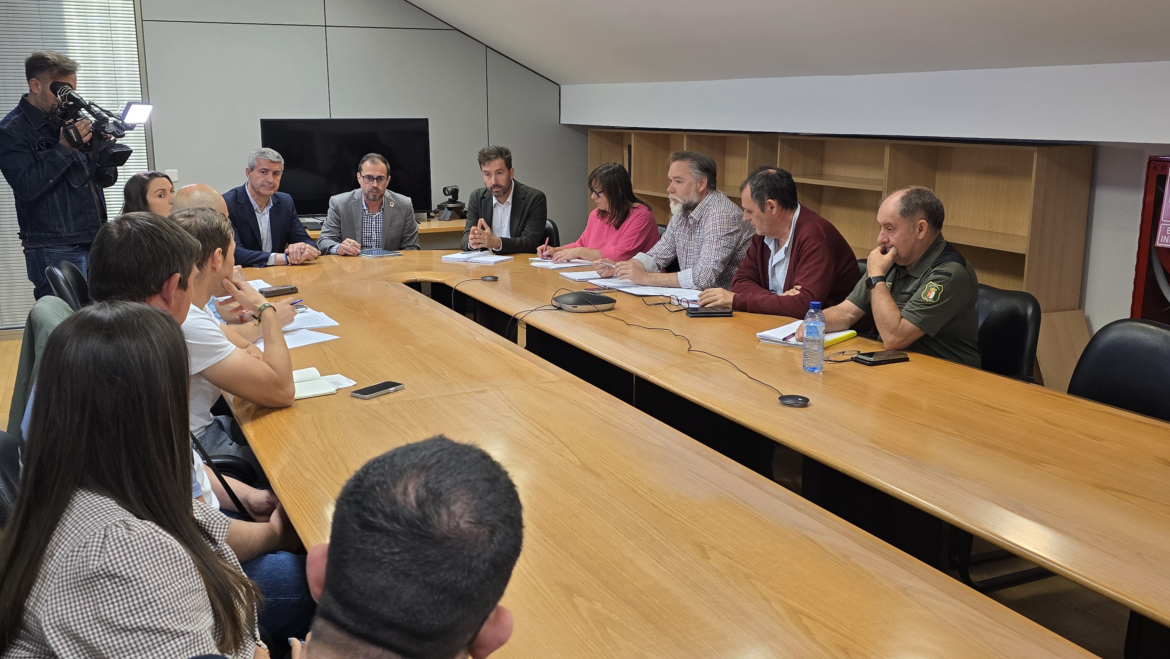 Un momento de la primera reunión de la Mesa Provincial del Conejo de Monte de Toledo