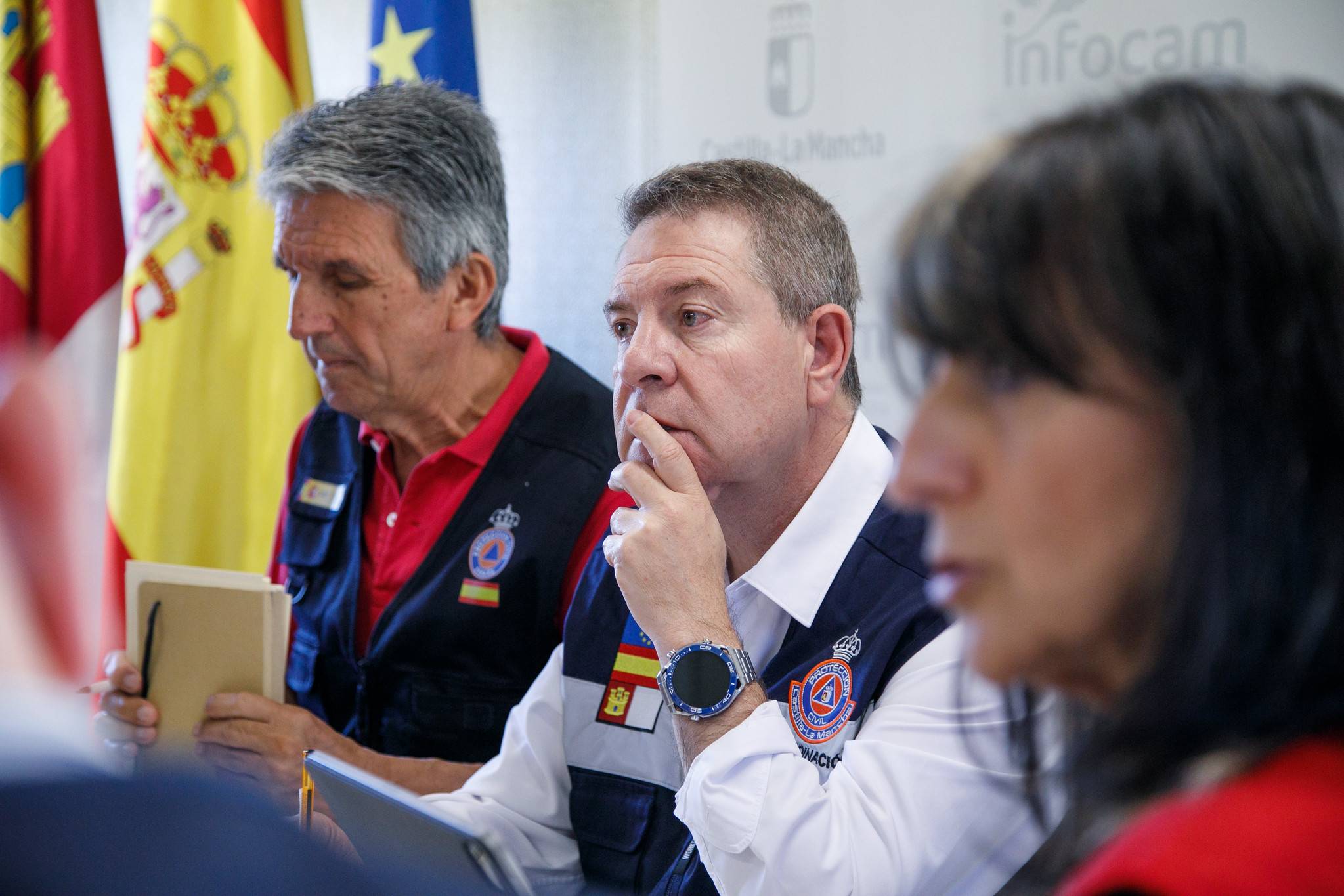 Castilla-La Mancha refuerza el operativo y las medidas de seguridad ante el avance del incendio de La Mierla que amenaza el núcleo del Parque Natural de la Sierra Norte de Guadalajara 1 Castilla-La Mancha refuerza el operativo y las medidas de seguridad ante el avance del incendio de La Mierla que amenaza el núcleo del Parque Natural de la Sierra Norte de Guadalajara