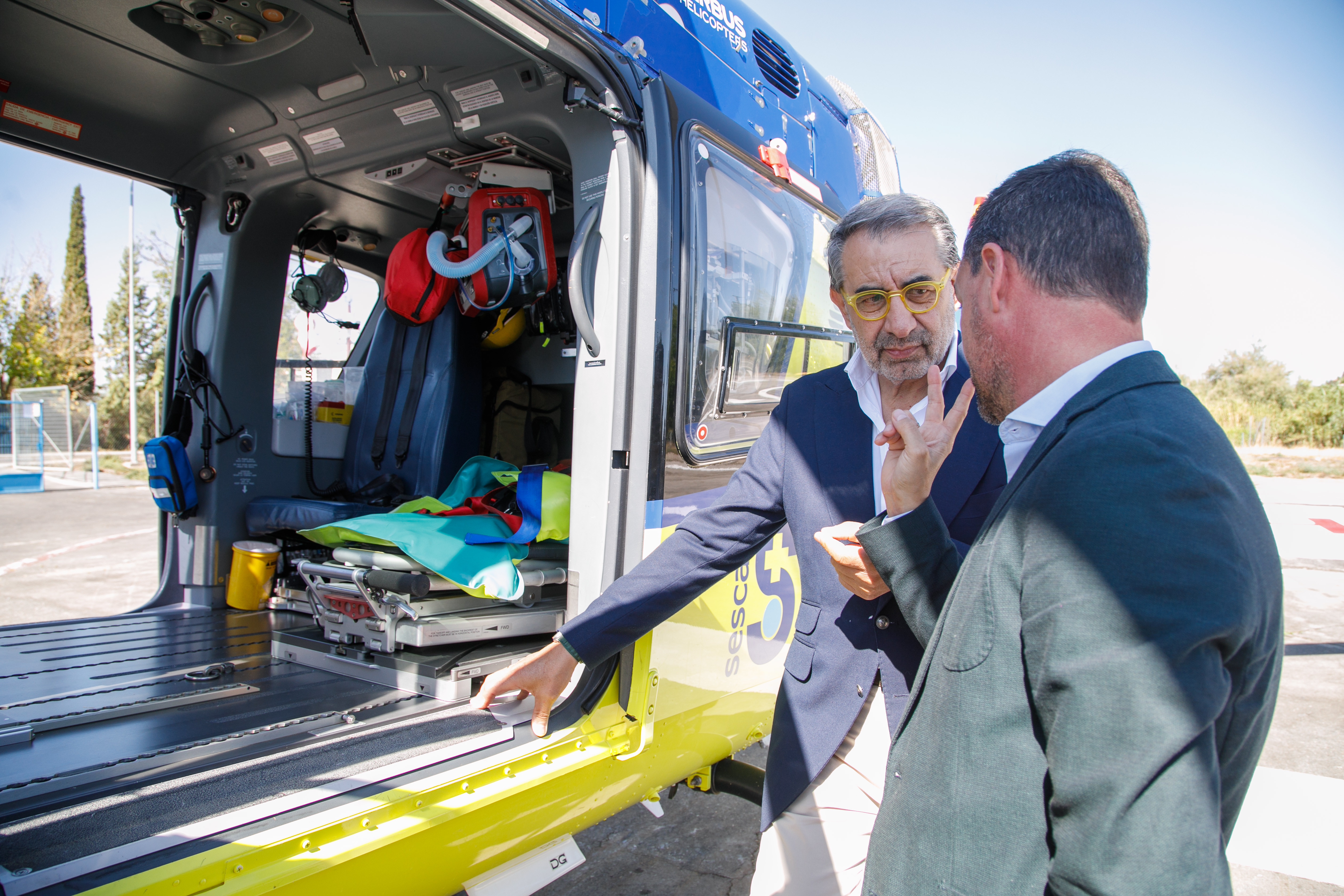Culminada la implantación de la transfusión sanguínea prehospitalaria en los cuatro helicópteros sanitarios del SESCAM 1 El Gobierno regional culmina la implantación de la transfusión sanguínea prehospitalaria en los cuatro helicópteros sanitarios del SESCAM