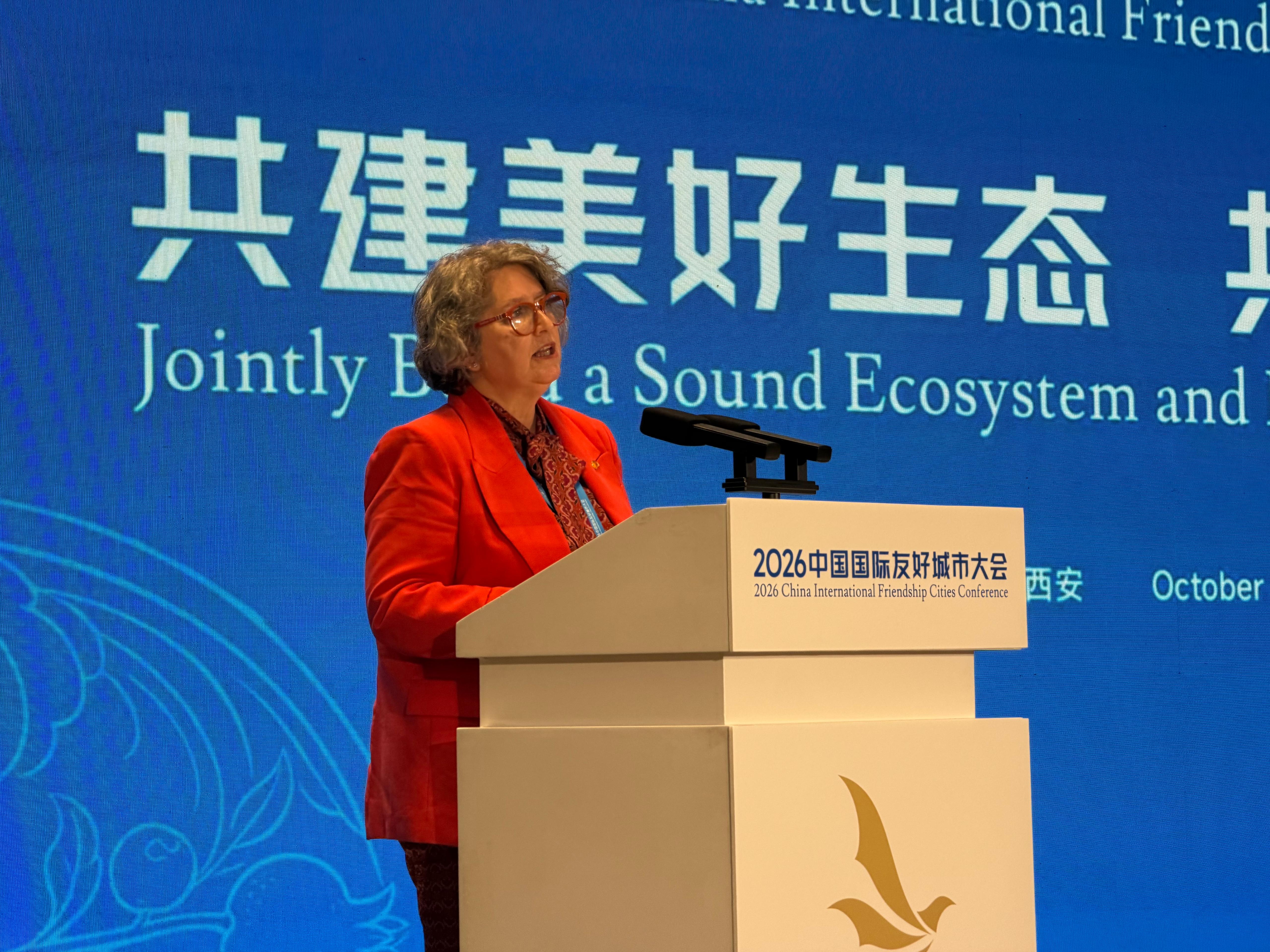 La Junta comparte en China sus actuaciones en materia de sostenibilidad en la ‘Conferencia Internacional Ciudades Amigas 2026’ 3 El Gobierno regional comparte en China sus actuaciones en materia de sostenibilidad en la ‘Conferencia Internacional Ciudades Amigas 2026’