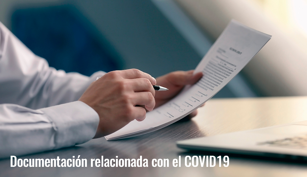 Documentación relacionada con el COVID19