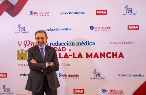 Jesús Fernández Sanz en los V Premios Redacción Médica a la Sanidad de Castilla-La Mancha