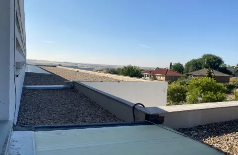 Visita delegada de la Junta y delegado de Educación a las obras del CEIP 'Las Castillas' de Torrejón del Rey