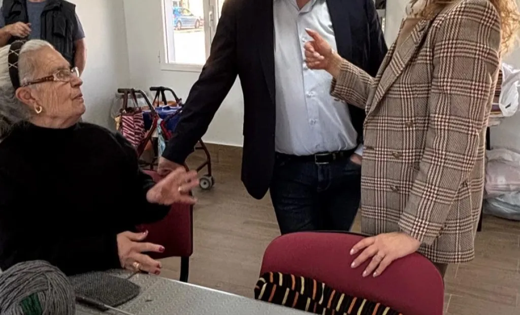 Un momento en el centro de mayores de Vianos