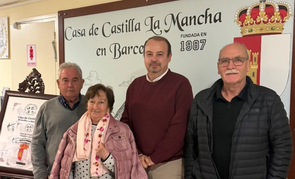Javier Vicario en la Casa de Castilla-La Mancha en Barcelona