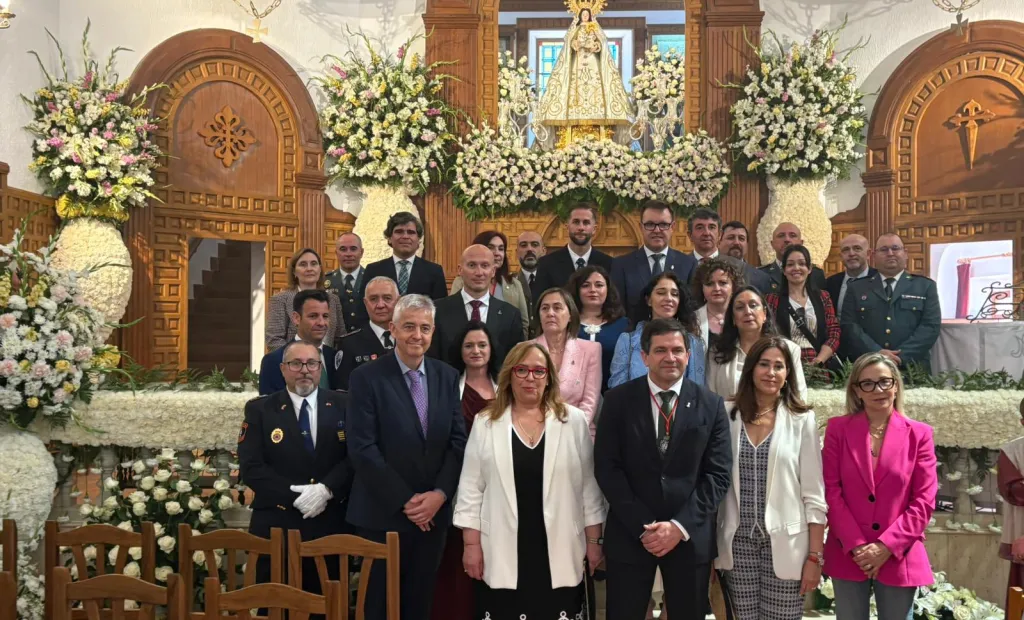 viceconsejera de Cultura en la romería de Bolaños de Calatrava