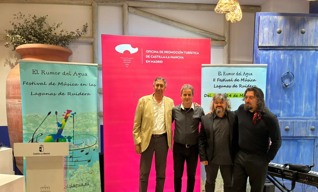 José Caro en la presentación en Madrid del Festival el Rumor del Agua