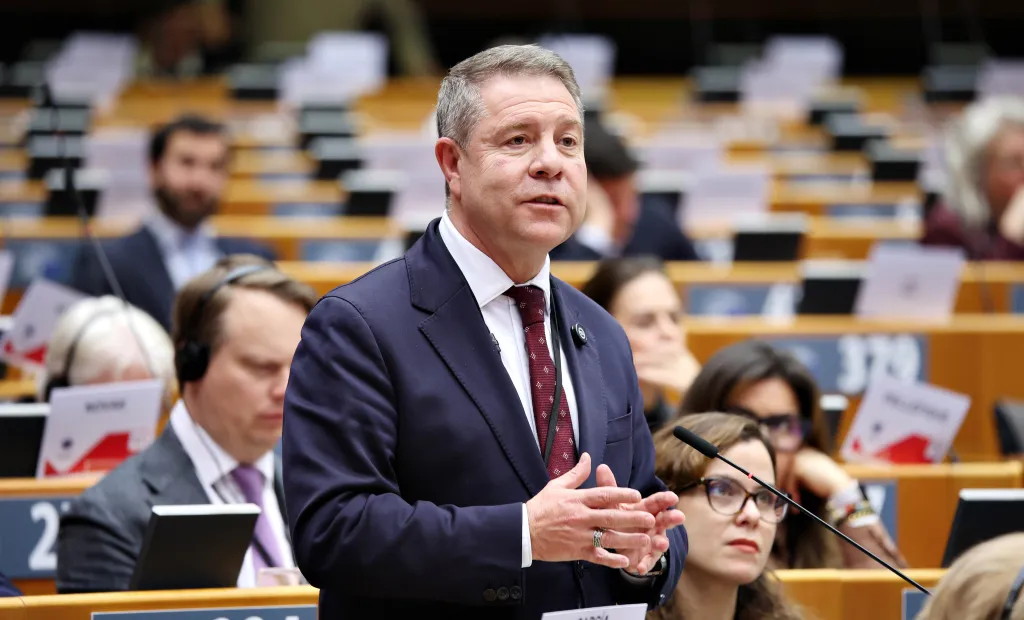 Emiliano García-Page en el Parlamento Europeo