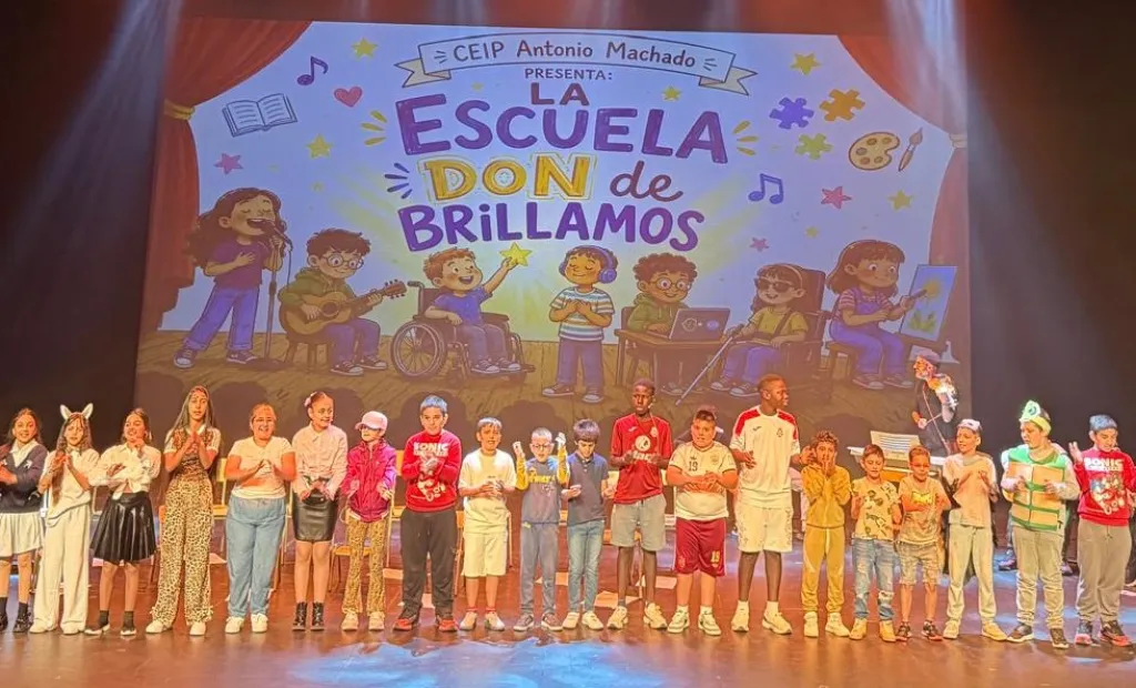 Un momento de la obra de teatro representada por el CEIP Antonio Machado
