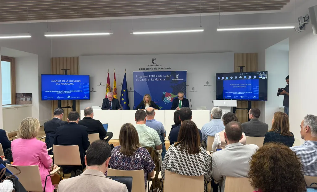 El Ministerio de Hacienda destaca la excelente gestión del Gobierno regional de los fondos europeos FEDER 2021-2027 de Castilla-La Mancha