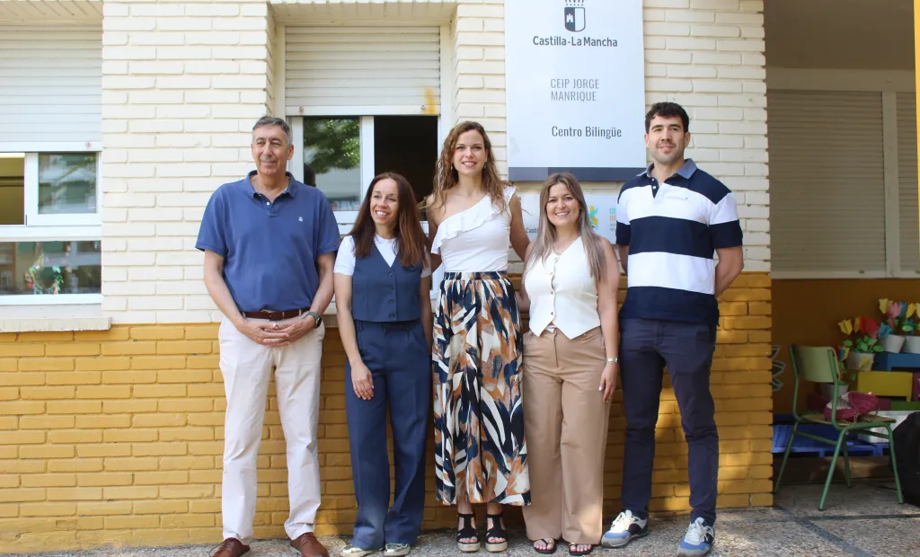 Nazareth Rodrigo visita el CEIP 'Jorge Manrique' de de Ciudad Real