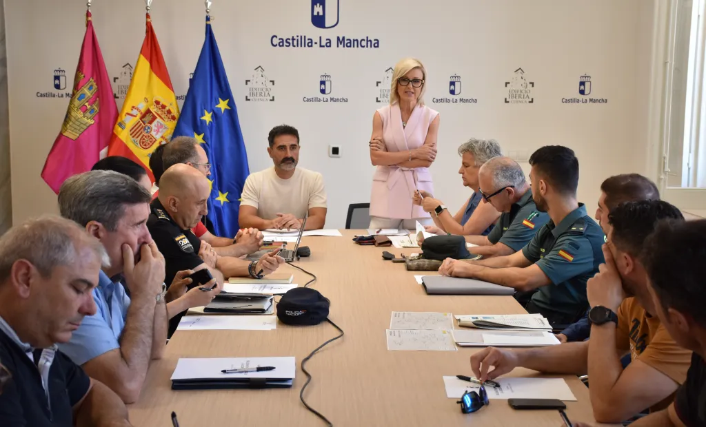 La delegada de la Junta en Cuenca, Marian López, ha presentado la campaña de este año tras la reunión del Comité Asesor Provincial de Incendios Forestales