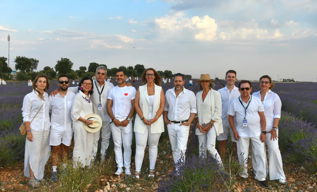 Sara Simón en el Festival de la Lavanda de Brihuega