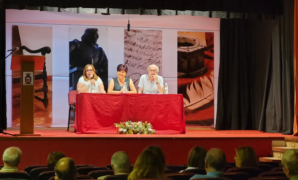 Carmen Teresa Olmedo en la celebración del IV Centenario de El Buscón en Torre de Juan Abad