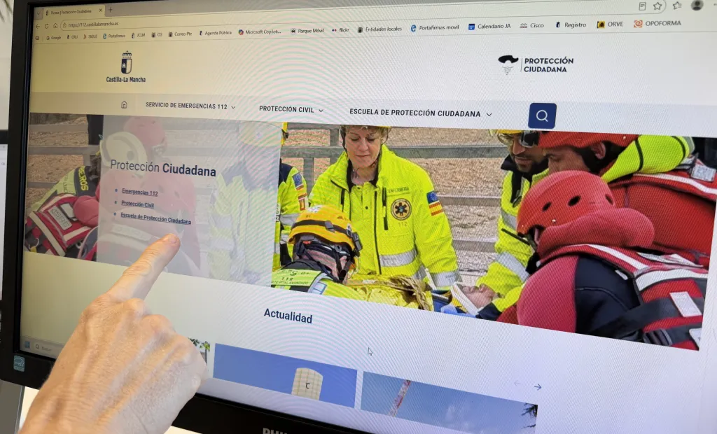 La página web del Servicio 1-1-2 de Castilla-La Mancha recibe más de 141.000 visitas en los primeros seis meses del año 2026
