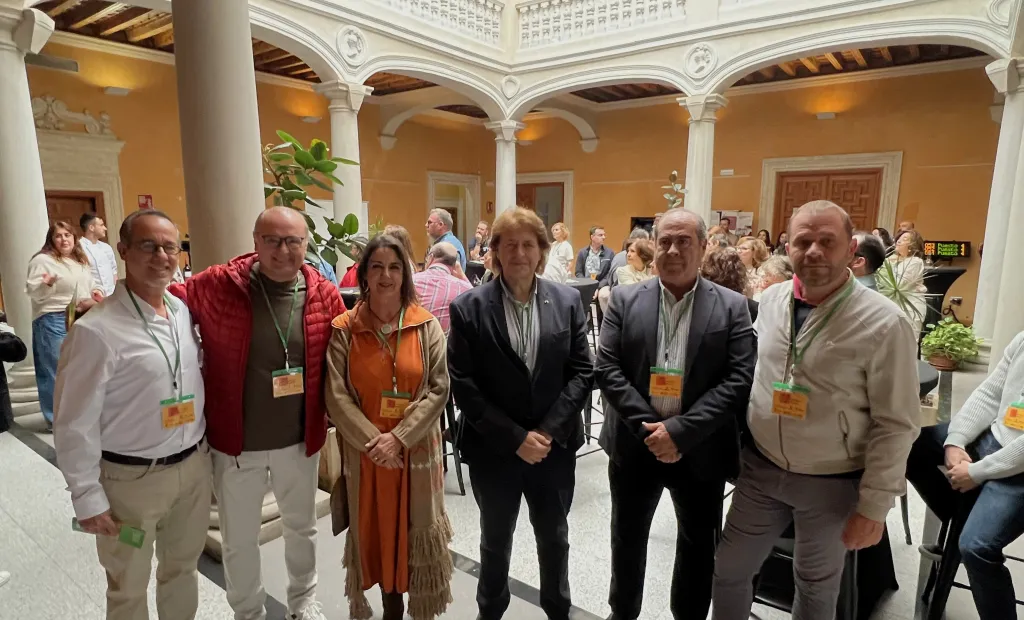 autoridades en el Palacio de Medrano