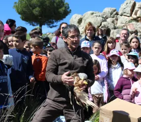 suelta de aves en San Carlos del Valle