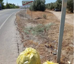 Las brigadas de carreteras del Gobierno regional recogen 8.853 bolsas de basura y 132.000 kilos de residuos de las cunetas y bordes de la Red regional de Carreteras