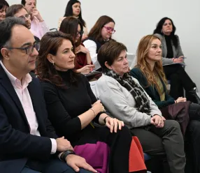 	La jornada ha sido inaugurada por la viceconsejera de Empleo, Diálogo Social y Seguridad y Salud Laboral, Nuria Chust,