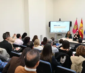 	La jornada ha sido inaugurada por la viceconsejera de Empleo, Diálogo Social y Seguridad y Salud Laboral, Nuria Chust,