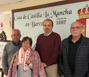 Javier Vicario en la Casa de Castilla-La Mancha en Barcelona