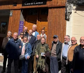 Javier Vicario en la Casa de Castilla-La Mancha en Barcelona