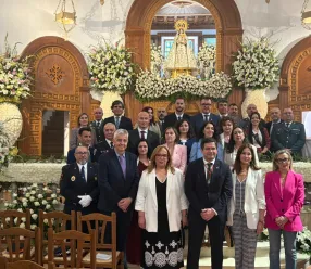 viceconsejera de Cultura en la romería de Bolaños de Calatrava