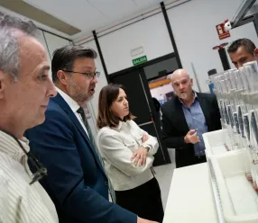 Amador Pastor visita el Centro Tecnológico de Actividades de la Construcción (NOTIO)
