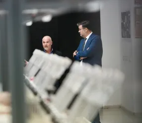 Amador Pastor visita el Centro Tecnológico de Actividades de la Construcción (NOTIO)