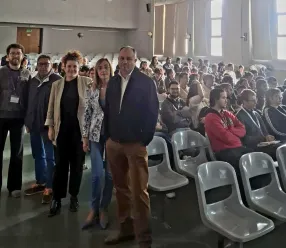 Momento previo a la inauguración en Bogarra
