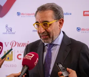 Jesús Fernández Sanz en los V Premios Redacción Médica a la Sanidad de Castilla-La Mancha