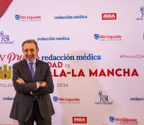 Jesús Fernández Sanz en los V Premios Redacción Médica a la Sanidad de Castilla-La Mancha