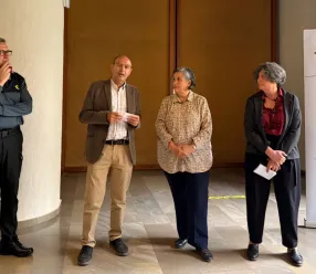 Un momento de la inauguración