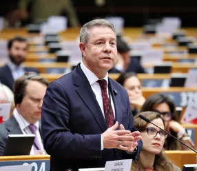 Emiliano García-Page en el Parlamento Europeo