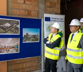 Visita a las obras del nuevo edificio del 1-1-2- de Castilla-La Mancha