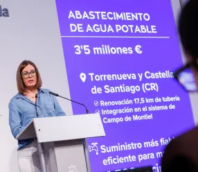 El Gobierno de Castilla-La Mancha invierte 3,5 millones de euros en renovar el abastecimiento de Torrenueva y Castellar de Santiago