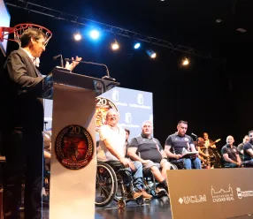 José Manuel Caballero ha participado en la gala del 20 aniversario del Club BSR Puertollano
