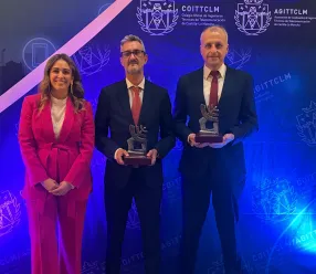 La Agencia de Transformación Digital de Castilla-La Mancha y el foro Five CLM, premiados por el Colegio de Ingenieros Técnicos de Telecomunicaciones