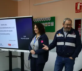 Momento de la visita