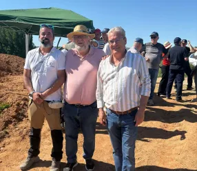 Campos de ensayo agrícola en Espinosa de Henares
