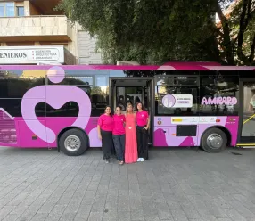 Autobús de la Red Amparo en Albacete