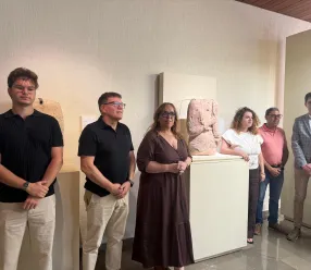 Carmen Teresa Olmedo en la presentación del Togado en el Museo Provincial de Albacete