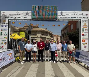 La llegada de la II Vuelta Ciclista Castilla-La Mancha LEADER a Agramón sitúa a la comarca Campos de Hellín en el panorama del ciclismo nacional