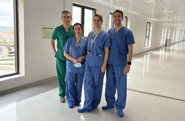 Equipo de urología del Hospital Universitario de Toledo
